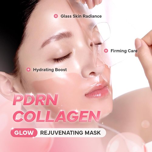 SAM'U PDRN Rejuvenating Hydrogel Mask - Firming & Radiance Gel with Collagen & Hyaluronic Acid | 4 Sheets
