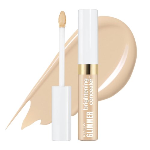 Revlon Glimmer Brightening Concealer - Liquid Under Eye Makeup with Caffeine & Vitamin C | 0.3 fl oz