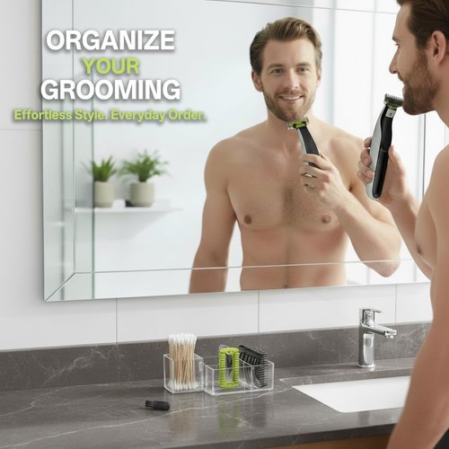Philips Norelco OneBlade Guards Kit Plus - 6 Guide Combs (1-6mm), Replacement Body Comb & Organizer Stand