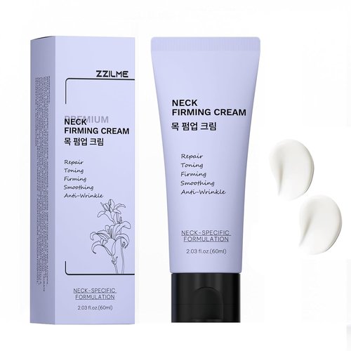 Regine Switzerland Neck Firming Cream - Peptide Lifting Treatment for Anti-Aging - 2.03 Fl Oz