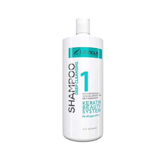 UNNIQUE Deep Cleansing Shampoo - Clarifying Formula for Build-Up & Oil Removal | 32 Fl Oz