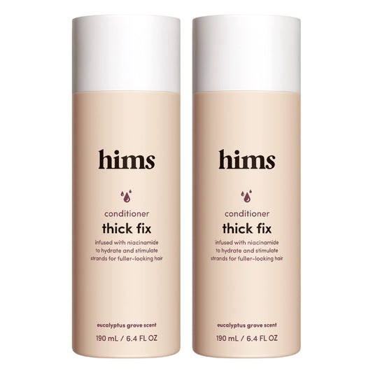 hims Thick Fix Conditioner - Hair Loss Conditioner With Niacinamide - Supports Hair Growth Treatment - Fresh Eucalyptus Grove, 2 pack, 6.4oz