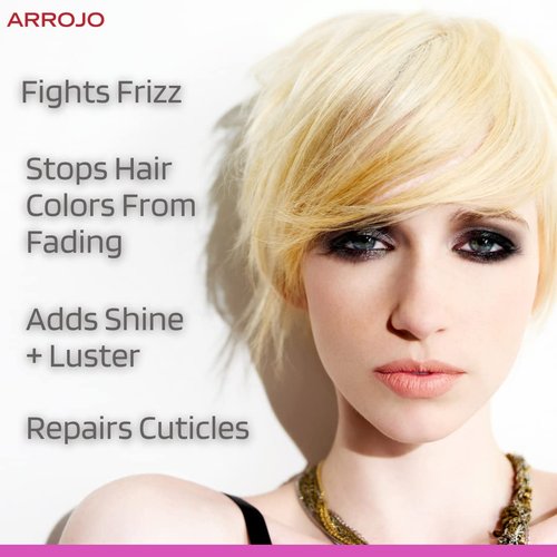 ARROJO Ultra Violet Purple Shampoo - 8.5 oz Color Treated Hair Care to Eliminate Brassy Tones