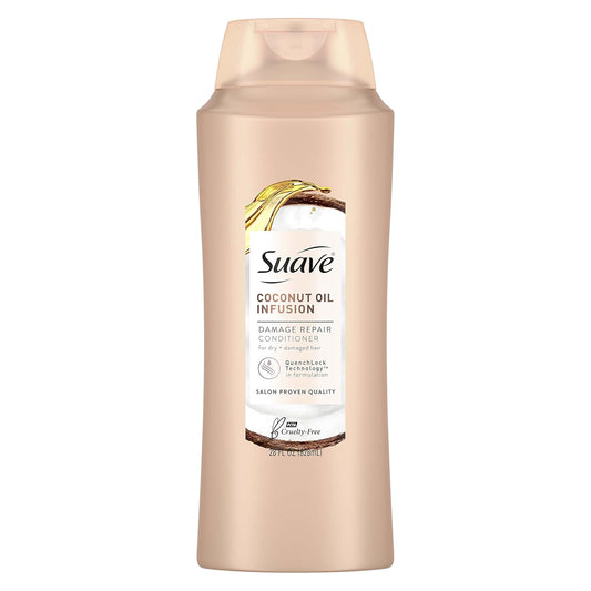 Suave Professionals Repairing Conditioner - Coconut Oil Infusion for Soft, Smooth Hair | 28 oz