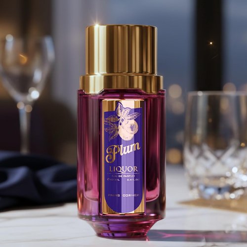Paris Corner Perfumes Plum Liquor EDP - Unisex Fragrance for All Occasions | 100ml (3.4 Fl Oz)