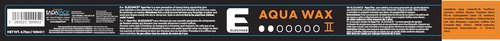 E Elegance Hair Products - Aqua Hair Styling Wax - Strong Hold & High Shine | 4.73 oz, Orange