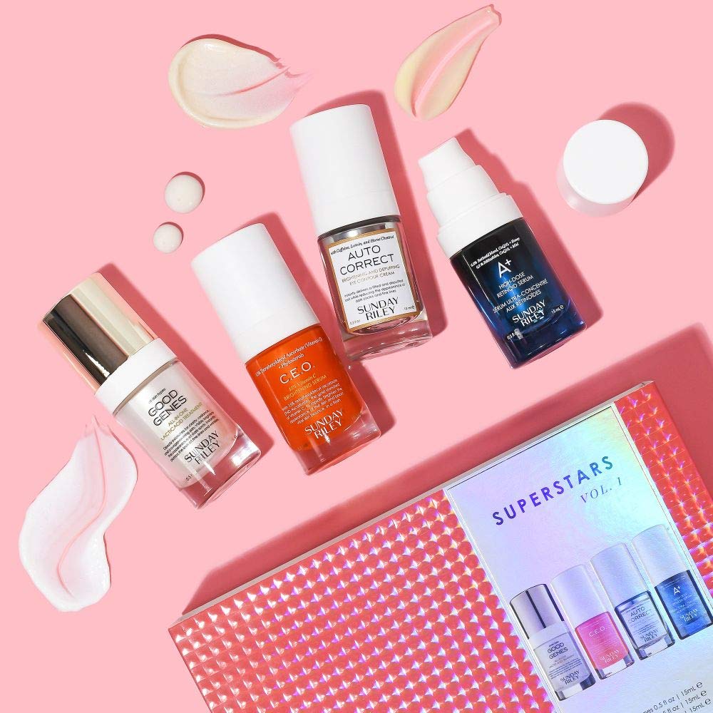 Sunday Riley Superstars Kit - 2.0 Fl Oz | Essential Skincare Set for Radiant Skin