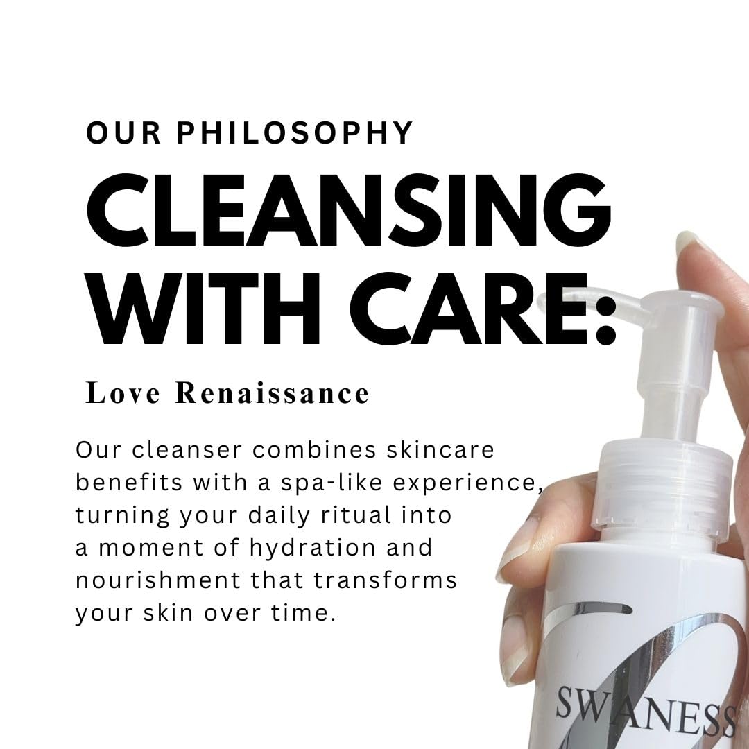 SWANESS Clear Oil Cleanser - Japanese Anti-Aging Makeup Remover & Deep Pore Cleansing Oil