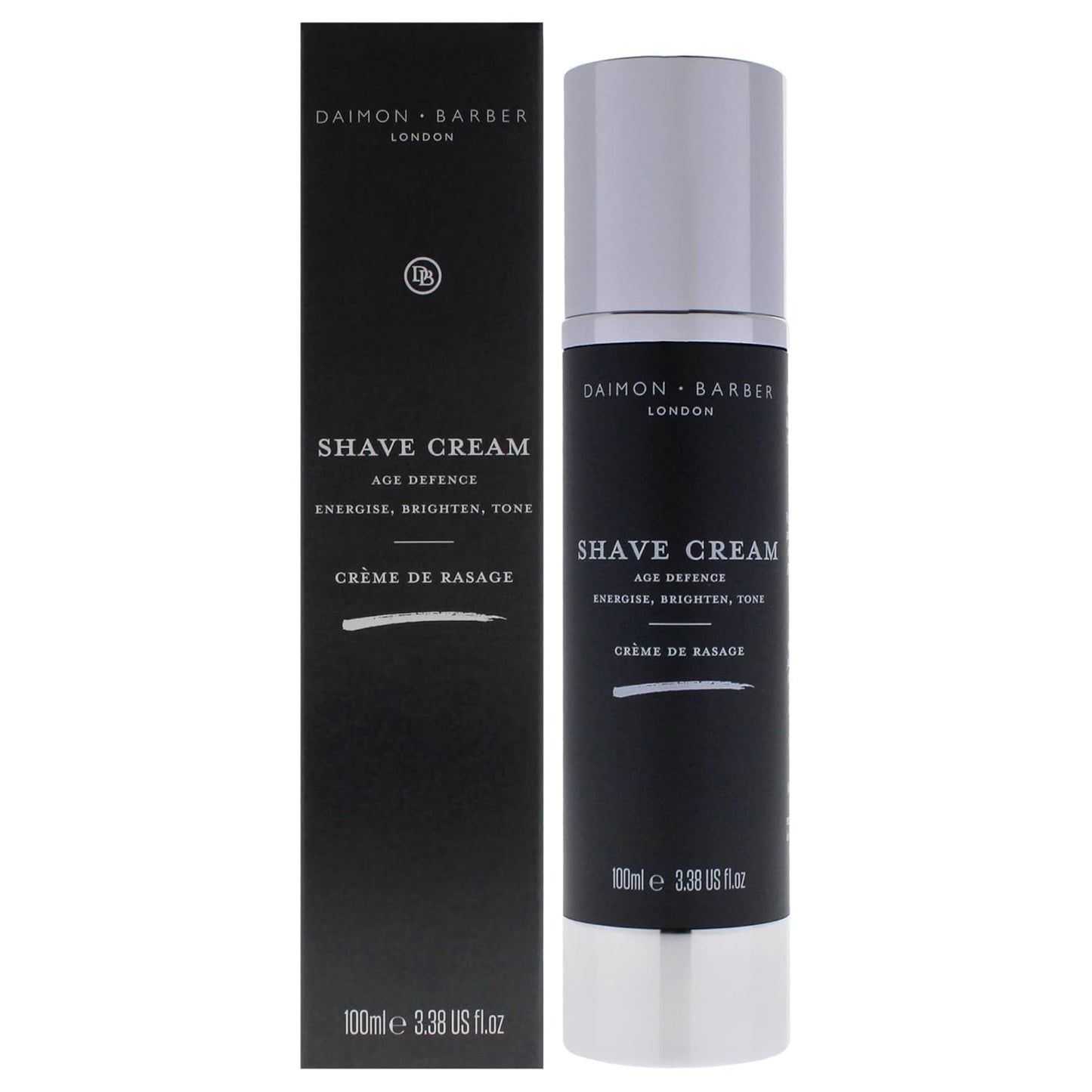 Daimon Barber Shave Cream for Men - Smooth & Hydrating Formula | 3.38 oz Tube