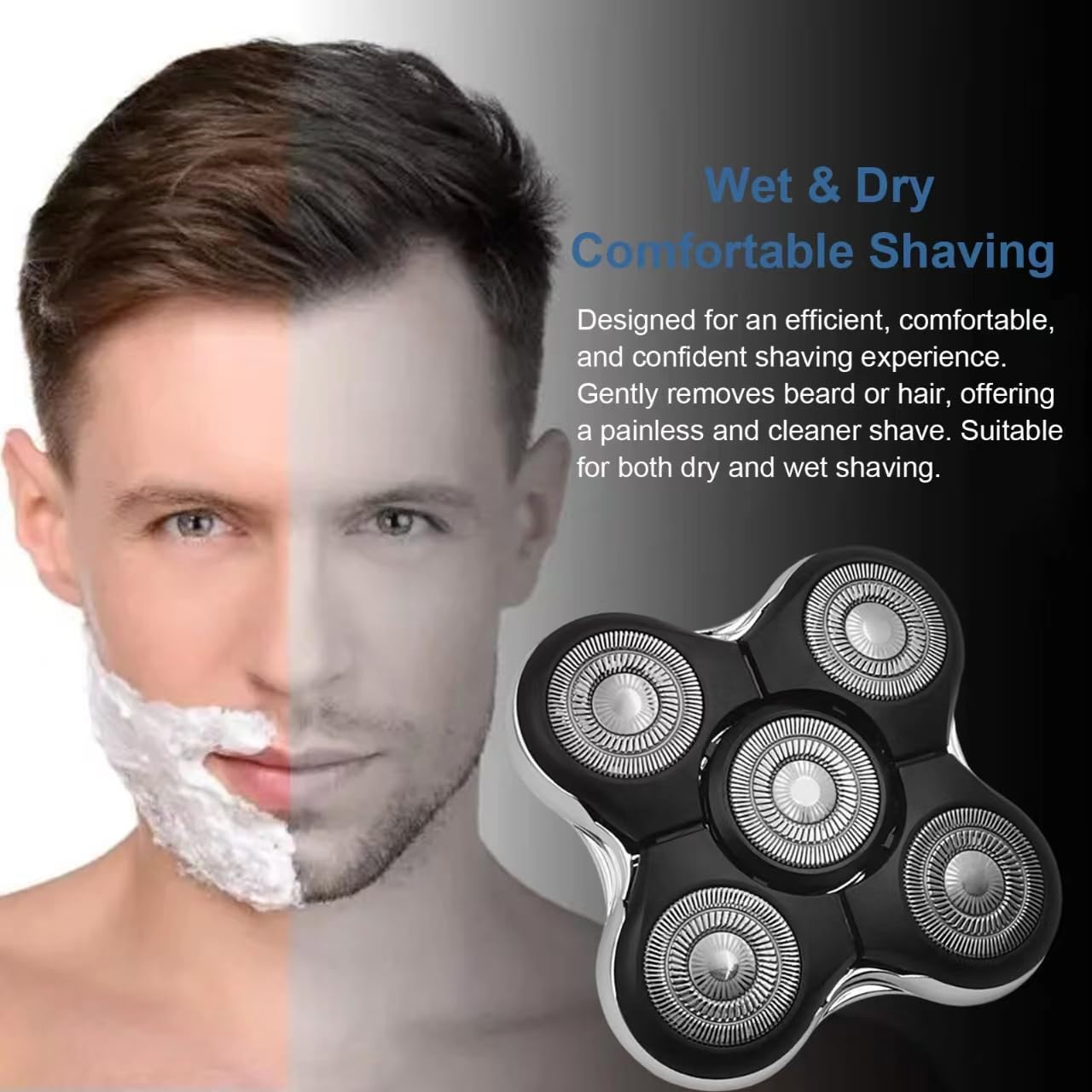 Balder Pro Replacement Head - Compatible with Remington XR7000 Shaver | 5 Precision Blades for Bald Men - 2PCS