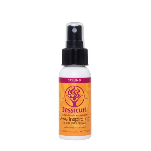Jessicurl Awe Inspiraling Spray - Fragrance-Free Curl Refresher | 2 Fl Oz Moisturizing Formula for Curly Hair