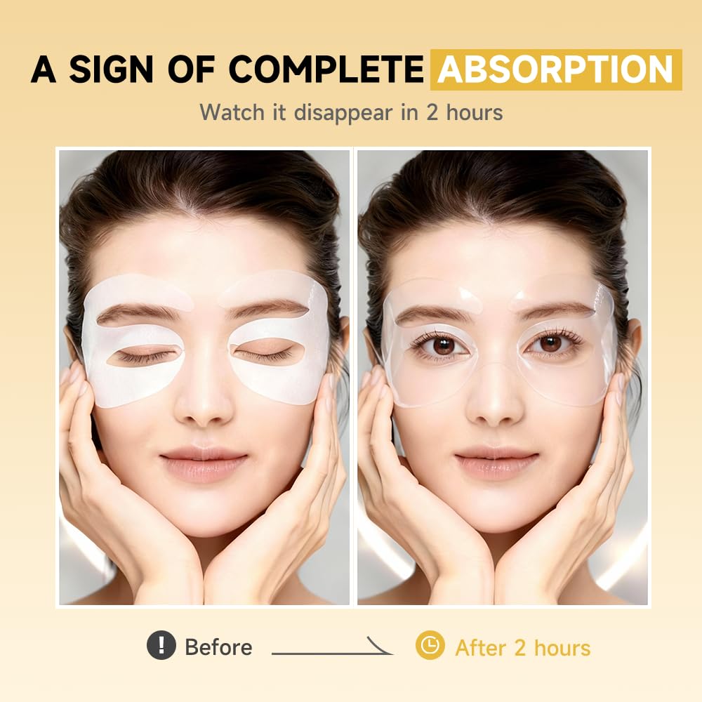 Skiennix 5% PDRN Under Eye Patches - 6-in-1 Bio-Collagen for Puffy Eyes & Dark Circles | 8 Pairs