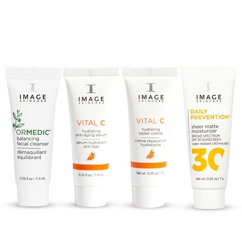 IMAGE Skincare | Five Star Favorites Introductory Skin Care Set - 4 Steps for Brighter, Healthier Skin | Travel Size