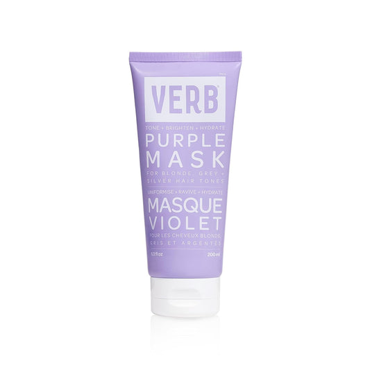 Verb Purple Hair Mask - Nourishing Color-Enhancing Treatment for Brighter Blonde & Silver Hair