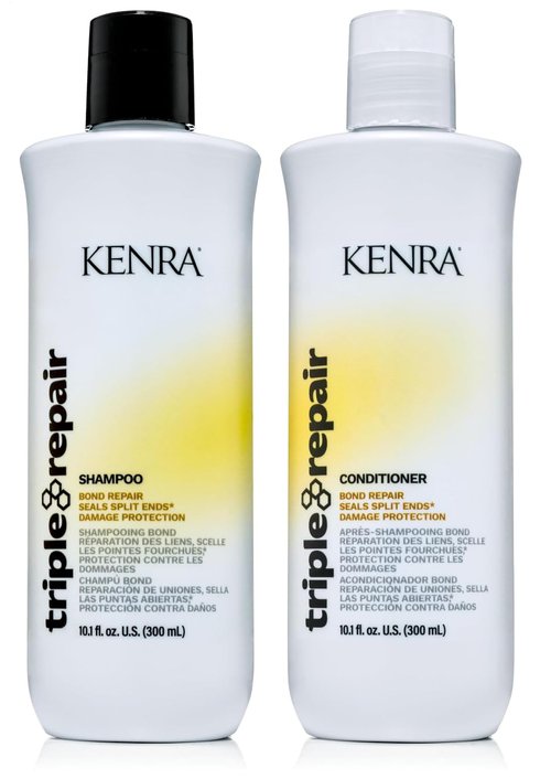 Kenra Triple Repair Conditioner - Strengthens & Repairs Damaged Hair | Targets Split Ends | Sulfate-Free