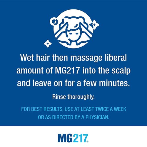 MG217 Dandruff Shampoo & Conditioner - 3% Salicylic Acid Formula | 8 oz Clear Tube