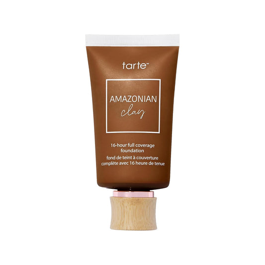 Tarte Amazonian Clay Foundation - 16-Hour Full Coverage Matte Finish with Hydration & Vitamin E, Vegan