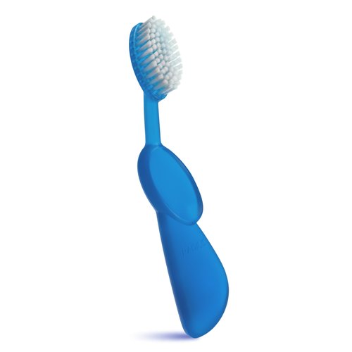 RADIUS Toothbrush Original Big Brush with Replaceable Head, BPA Free ADA Accepted - Brush with Case