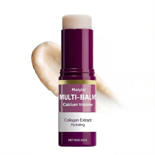 Calcium Volume Multi Balm Stick - Hydrating Anti-Wrinkle Treatment for Face, Eyes, Lips & Neck