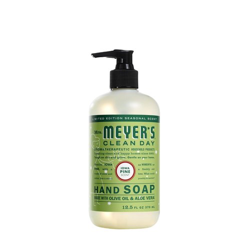 Mrs. MEYER'S CLEAN DAY Liquid Hand Soap Variety Pack Scent, 33 OZ Refill + 12.5 OZ, 1 CT (Iowa Pine)