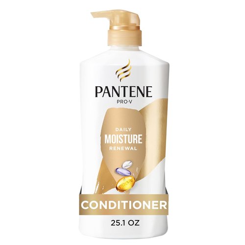 Pantene Daily Moisture Renewal Conditioner - Pro-V Nutrients for Dry, Color-Treated Hair | 25.1 Fl Oz