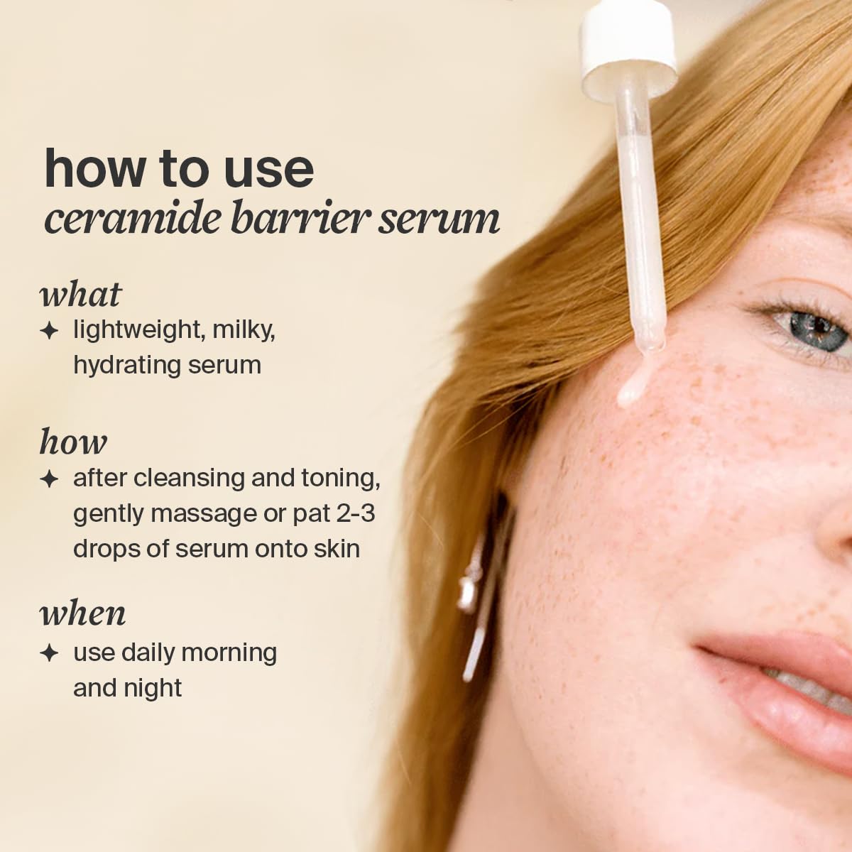 Cocokind Ceramide Barrier Serum - Hydrating Serum for All Skin Types | Fragrance-Free, 1 fl oz