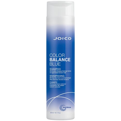Joico Color Balance Blue Shampoo - Eliminate Brassy Tones & Boost Vibrancy | For Lightened Brown Hair | UV Protection