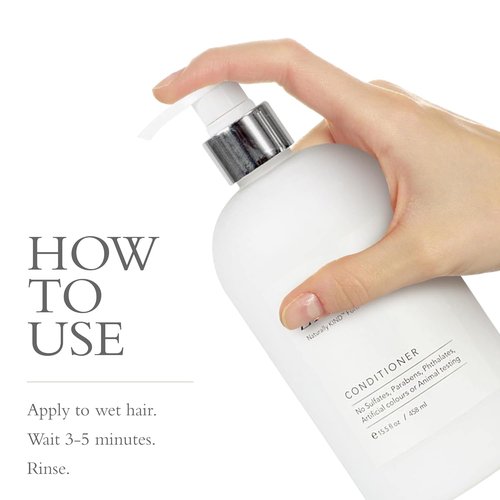 Gilchrist & Soames Zero% Unisex Conditioner - Natural, Sulfate-Free & Hydrating Formula for All Hair Types | 15.5 oz