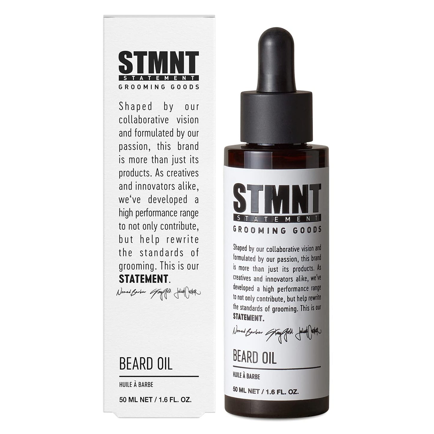 STMNT Grooming Goods Beard Oil - Moisturizing Natural Oil Formula | 1.6 oz | Silicone-Free