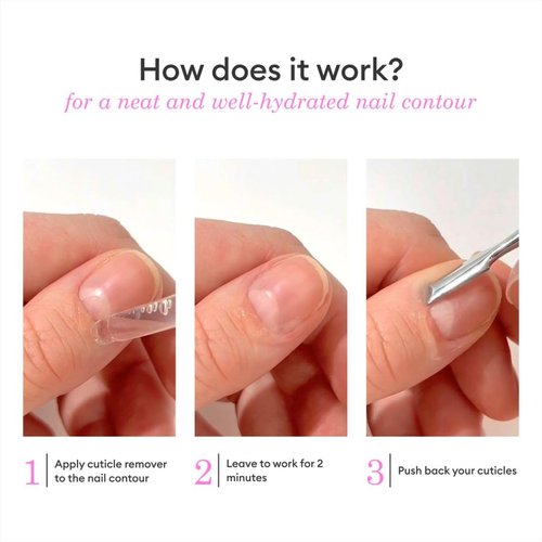 Manucurist Cuticle Remover Gel - 9-Free & 97% Bio-Sourced Ingredients - Nail Care - 0.5 fl oz