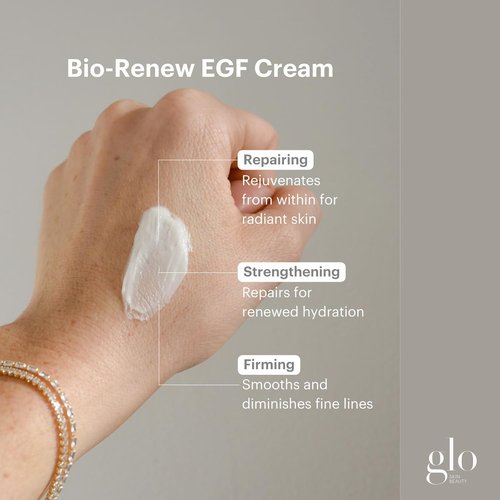 Glo Skin Beauty Bio-Renew EGF Cream - 1.7 oz Anti-Aging Face Moisturizer for Youthful Skin