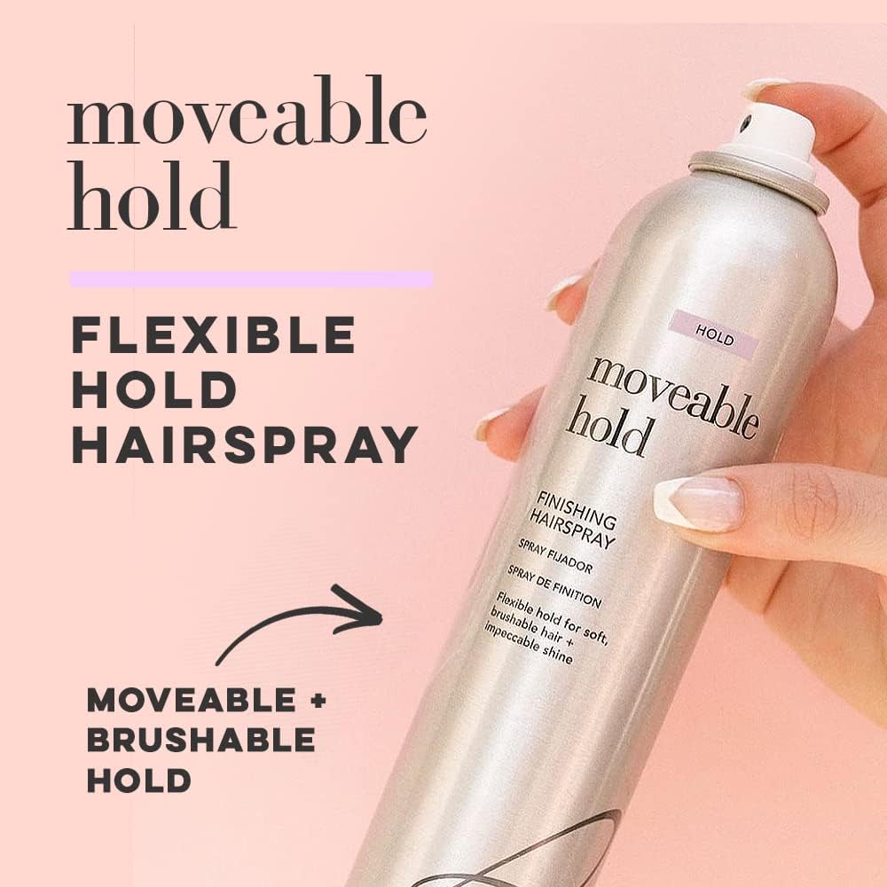 Brocato Moveable Hold Hairspray - 10oz | Exceptional Control & Brilliant Finish for All Hair Types