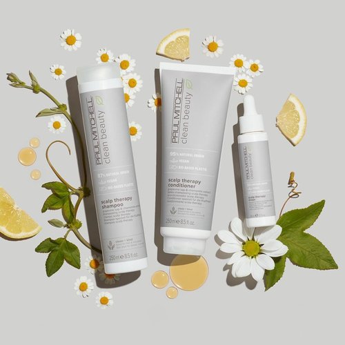 Paul Mitchell Clean Beauty Scalp Therapy Conditioner - Gently Conditions & Cools All Hair Types, 10.1 oz