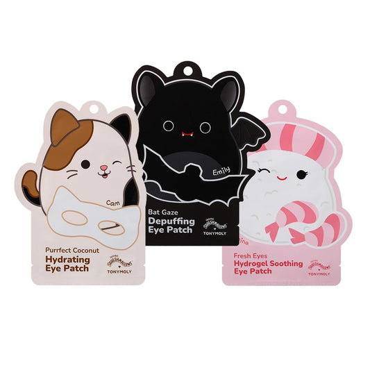 TONYMOLY Hydrating Eye Patch Set | Assorted Depuffing & Moisturizing Under Eye Patches with Berry Extract & Vitamin C