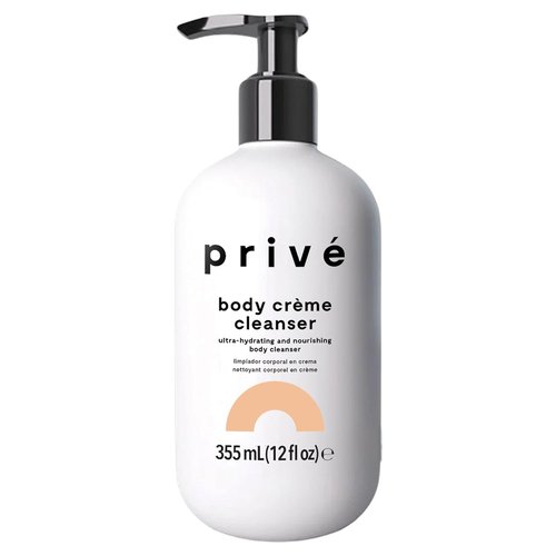 Privé Ultra-Hydrating Body Crème Cleanser - Moisturizing Formula for Dry Skin - Gentle Spa-Like Indulgence - 12 fl oz