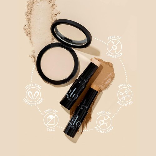Glo Skin Beauty HD Mineral Foundation Stick - Buildable Concealer with Hyaluronic Acid | Contour & Highlight