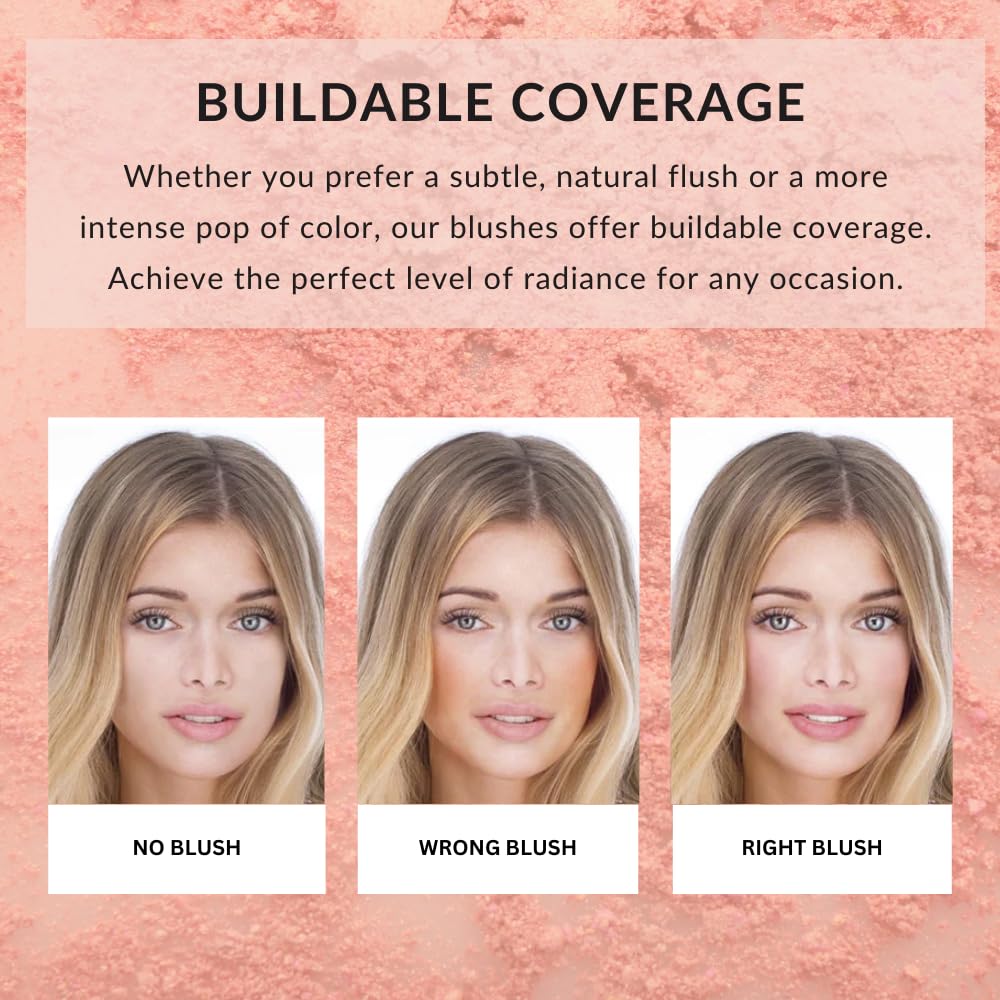 Color Me Beautiful Color Pro Blush - Pressed Powder Blush with Buildable Coverage | Complexion Enhancer