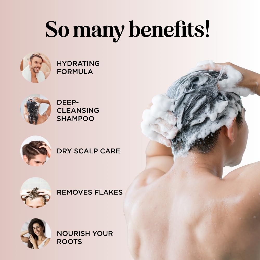 Skiennix Cleansing Shampoo | Dry Scalp Care with Cedarwood & Rosemary | Deep Clarifying Formula for Flaky Scalp