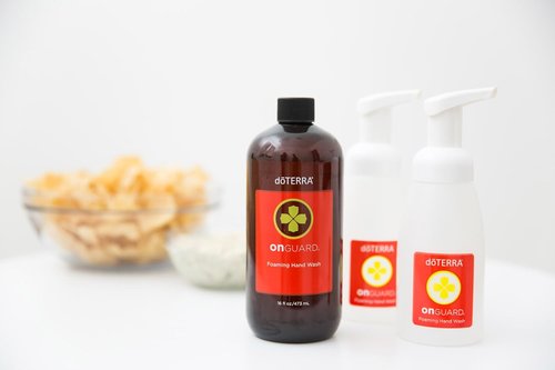 doTERRA On Guard Foaming Hand Wash - 16 Oz with Two Convenient Dispensers for Germ Protection
