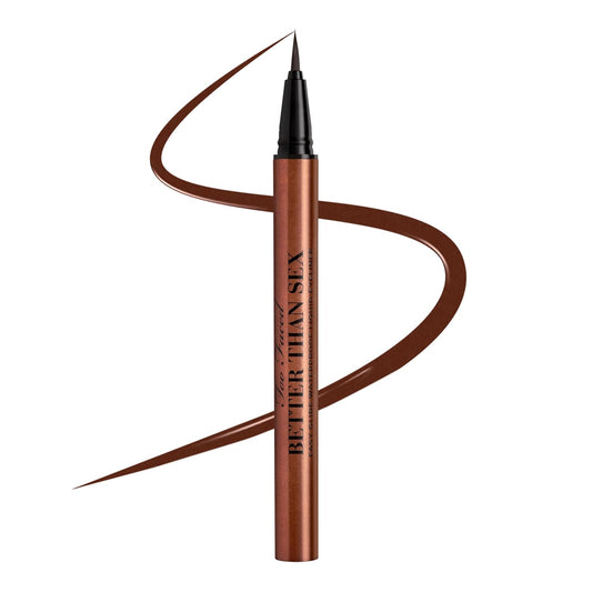 Too Faced Better Than Sex Liquid Eyeliner - Flake & Waterproof Formula for Intense Pigment, 0.02 Fl Oz