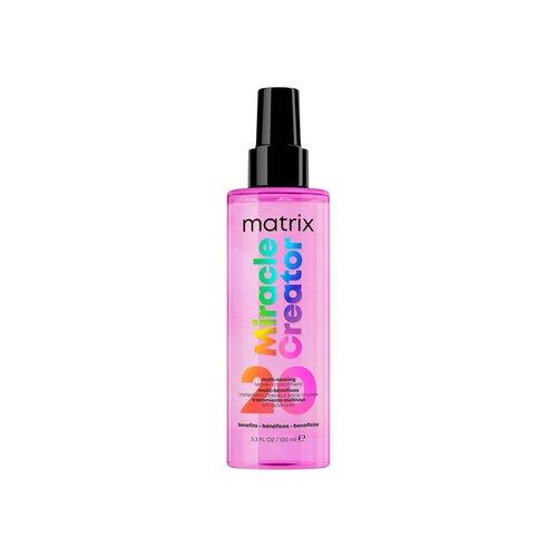 Matrix Miracle Creator Leave-In Conditioner Spray - Heat Protectant & Moisturizing Detangler for Damaged Hair