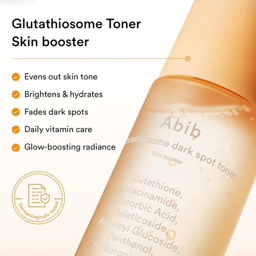 Abib Glutathiosome Dark Spot Toner - Skin Brightening Booster | 6.76 Fl Oz