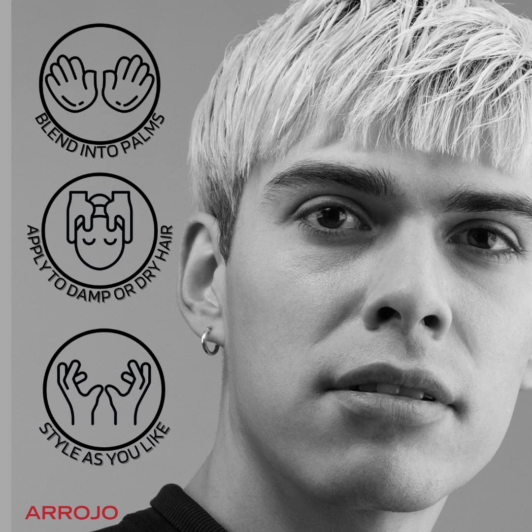 Arrojo Fiber Hair Styling Paste - Strong Hold & Textured Finish | 5.1 oz