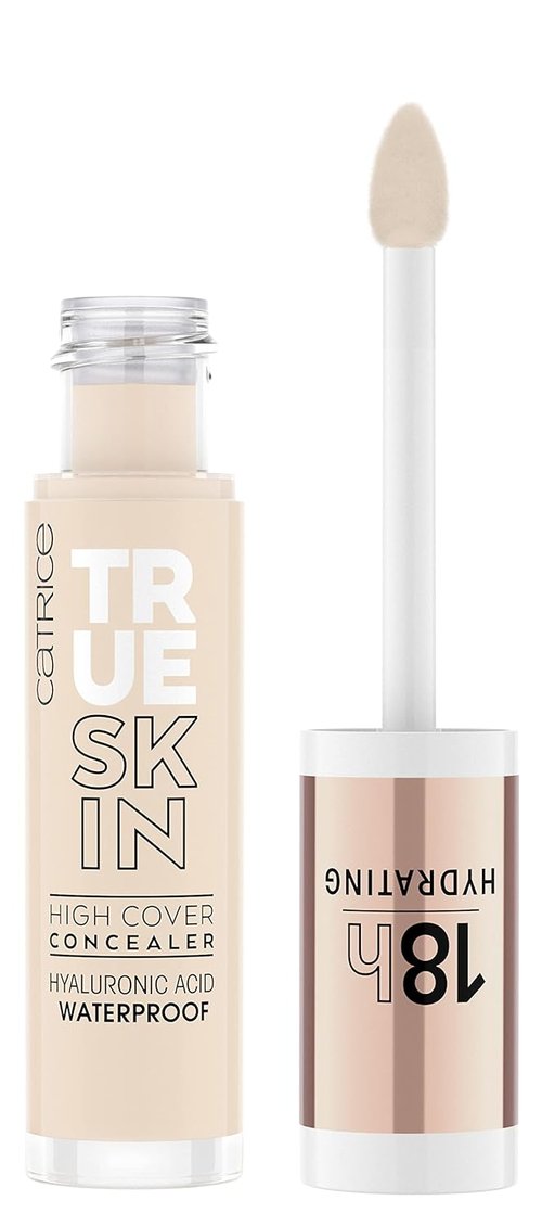 Catrice True Skin High Cover Concealer - Waterproof & Lightweight | 001 Neutral Swan | Lasts Up to 18 Hours, Vegan