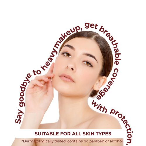 LICAPE® Tinted Sunscreen SPF 50 - Lightweight Face Sunscreen with Natural Coverage & High Protection