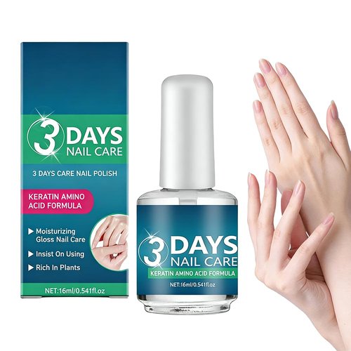 3 Days Nail Care Oil, 2026 Upgraded Keratin Nail Strengthener, Nail Repair Intensive, Nail Moisturizer Gloss for Brittle Nails, for Women (1pcs)