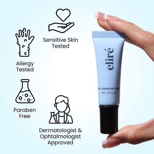 Regine Switzerland Anti-Aging Eye Cream - Smooths Wrinkles & Hydrates - Fast-Absorbing, 15ml