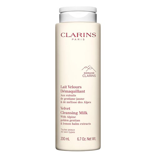Clarins Velvet Cleansing Milk - Award-Winning Formula for Hydrated, Balanced Skin | All Skin Types
