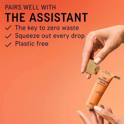 AKT Deodorant Balm - Award-Winning Natural Formula | Plastic-Free & Aluminum-Free | 50ml Orange Grove