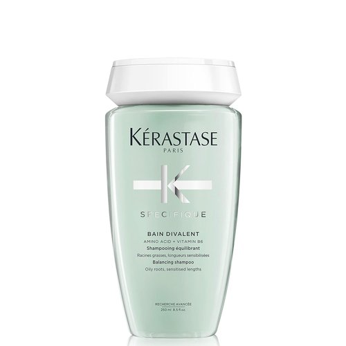 Kerastase Specifique Balancing Shampoo - Cleanses Oily Scalp & Hydrates Dry Hair Ends, 8.5 Fl Oz